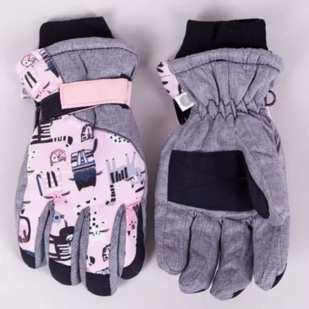 Yoclub! Rękawiczki Narciarskie Dziewczęce 16cm