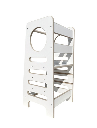 Baby Wood Kitchen Helper M Biały