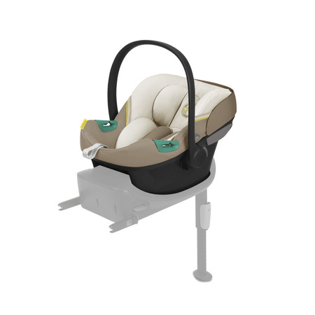 Cybex Aton S2 i-Size Fotelik Samochodowy 0-13kg Seashell Beige 2023 + Cybex Baza One Isofix