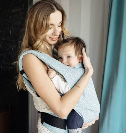 Zaffiro City Nosidło Ergonomiczne Mint Leaves