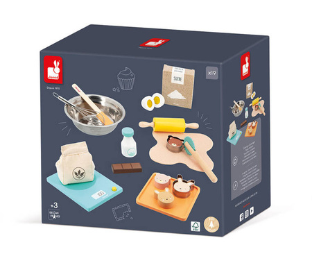 Janod Zestaw warsztat cukierniczy 3+