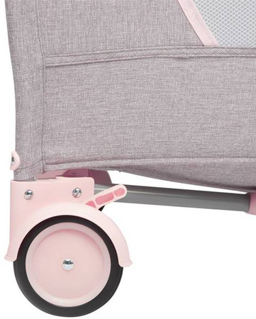 Skiddou Lunar+ Łóżeczko Turystyczne 3w1 Keep Pink
