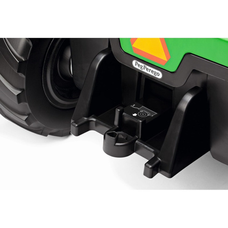 PegPerego John Deere Dual Force 12v Traktor z Przyczepą