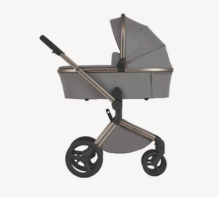 Anex Flo Wózek Głęboko-Spacerowy Charm + Cybex Aton B2 i-Size Fotelik Samochodowy 0-13kg + Baza One Volcano Black