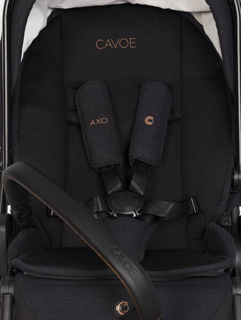 Cavoe Axo Style Wózek Głęboko-Spacerowy 2w1 + Adaptery Meteorite
