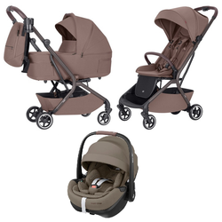 Carrello Magia CRL-6555 Wózek Głęboko-Spacerowy 2w1 + Maxi-Cosi Pebble 360 Pro2 Fotelik Samochodowy 