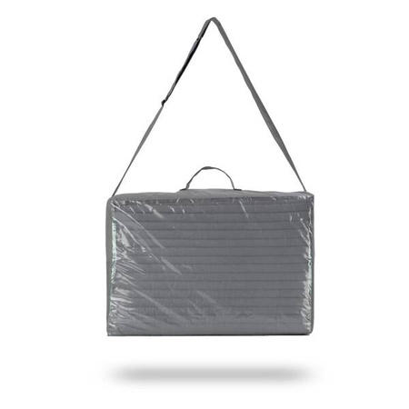 Albero Mio Materac Turystyczny Pikowany Pasy Grafit