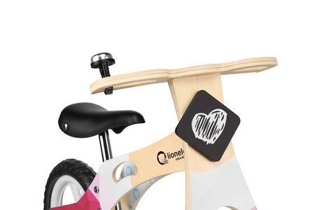 Lionelo Rowerek Biegowy Drewniany Willy Bubblegum