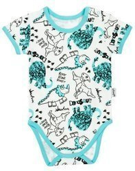 Body Bawełna Z Krótkim Rękawem  98