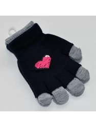 Rękawiczki 5p girl akrylowe podwójne z ABS 18cm