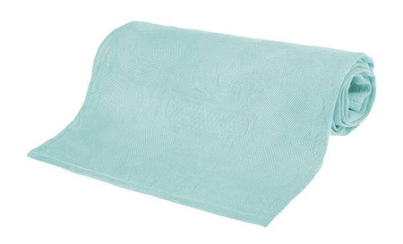 Bocioland Pieluszka Bambusowa 120x120 Chmurki Aqua BOC0341