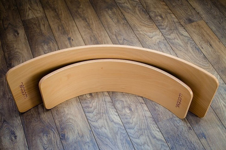 Wobbel Oryginal Deska Do Balansowania z Filcem Transparent Wild Rose