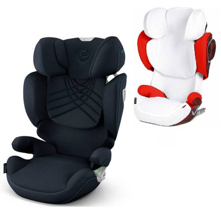 Cybex Solution T I-Fix Fotelik Samochodowy 15-50kg + Letnia Tapicerka Plus Nautical Blue