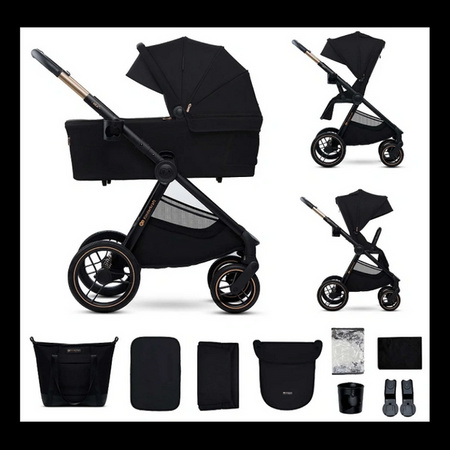 Kinderkraft Nea 2 Wózek Głęboko-Spacerowy 2w1 Midnight Black