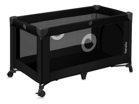 Lionelo Stefi - łóżeczko turystyczne Black Carbon