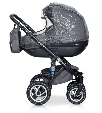 Riko Brano Wózek Głęboko-Spacerowy 2w1 Carbon