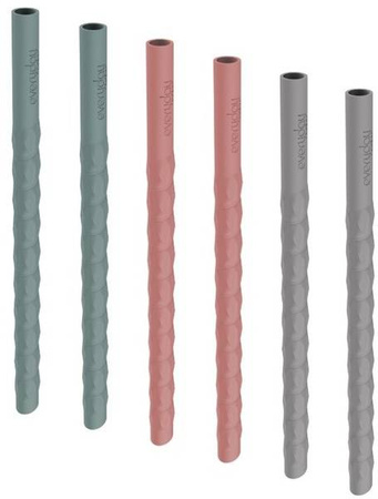 Everyday Baby Słomki Silikonowe do Kubka 6 Szt.