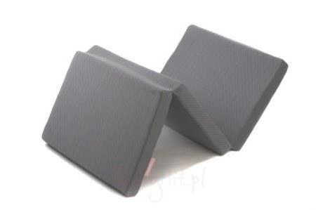 Fiki Miki Materac Do łóżeczka turystycznego / Ćwiczeń Ruchowych 120/60 cm Szaro-Czarny