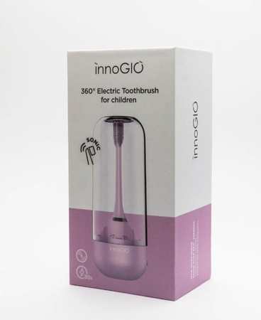 InnoGIO Soniczna Elektryczna Szczoteczka z Funkcją 360° Fioletowa