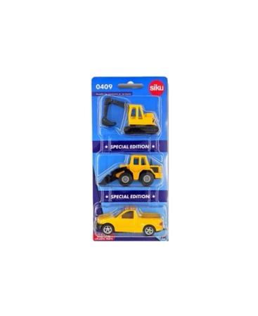 SIKU 0409 Pojazdy Budowlane 3pak