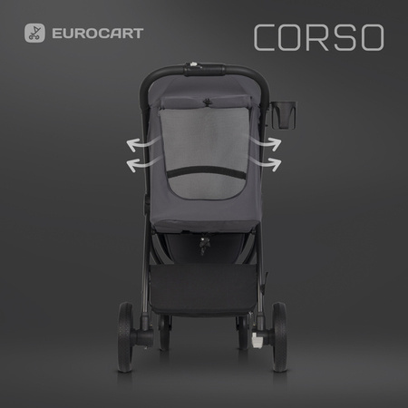 Euro-Cart Corso Wózek Spacerowy Iron 2023