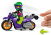 Lego City Klocki Wheelie na Motocyklu Kaskaderskim 60296