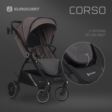 Euro-Cart Corso Wózek Spacerowy Taupe 2023