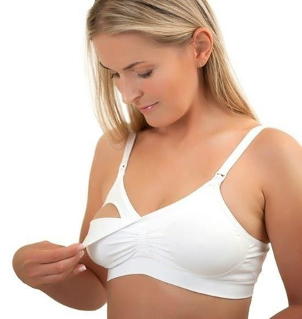 Babyono Biustonosz Dla Matek Karmiących I Kobiet W Ciąży 506 D 70-75 \ Biały