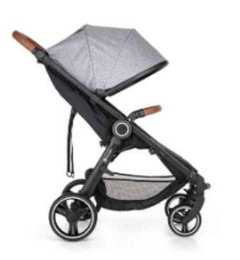 Petite&Mars Stelaż Street+ Oak + Budka i Nakładki Do Wózka Shadow Grey