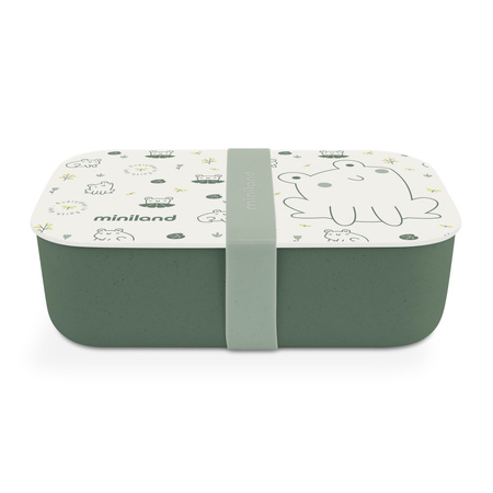 Miniland Pojemnik Śniadaniowy ECO-friendly 1L - Żabka