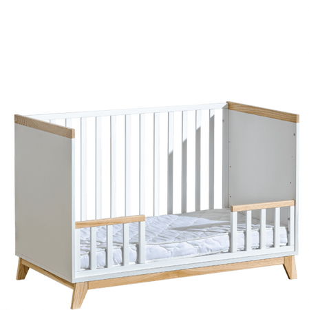 ATB Łóżeczko dziecięce 120×60 Nordik z wyciąganymi drążkami i funkcją sofy