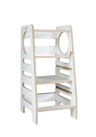 Baby Wood Kitchen Helper M Biały