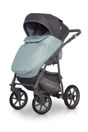 Riko Basic Pastel Wózek Głęboko-Spacerowy 2w1 Basil
