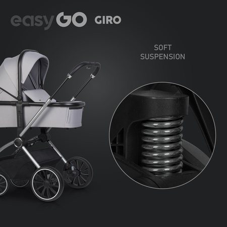 EasyGo Giro Wózek Głęboko-Spacerowy Cloudy Gray
