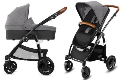 Cybex Leotie Lux Wózek Głęboko-Spacerowy 2w1 Comfy Grey