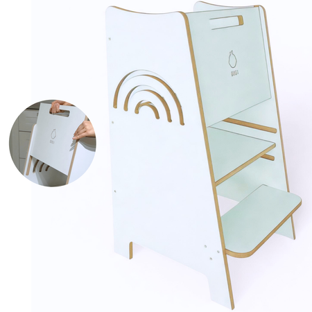 GUGI Kitchen Helper Pomocnik Kuchenny Podwójny Tęcza