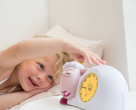 Zazu Sam Trener Snu i Budzik Dla Dziecka Lilia/Róż