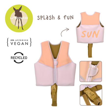 Lassig Kamizelka do pływania asekuracyjna dla dzieci Splash & Fun lavender/apricot