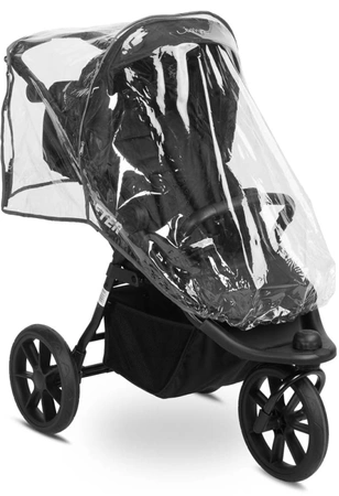 Caretero Lima - spacerowy wózek trójkołowy terenowy Black