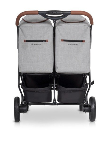 Easy Go Domino Wózek Bliźniaczy Latte