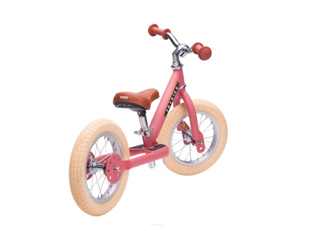 Trybike Pierwszy Rowerek Trójkołowy Dziecięcy Biegowy 2w1 Matowy Różowy