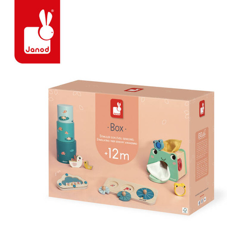 Janod Zestaw zabawek edukacyjnych Box 12 m-cy