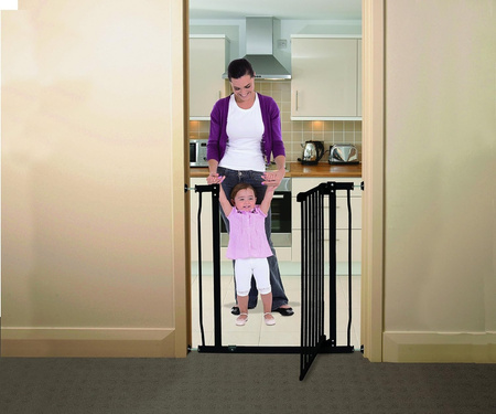 Dreambaby Bramka Bezpieczeństwa Dla Dzieci Liberty - Czarna Wysokość 93cm