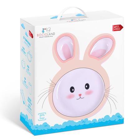 Bocioland Zestaw Naczyń 5 Elementów Królik