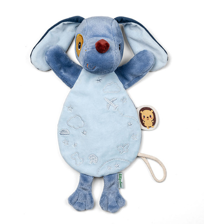 Lilliputiens Przytulanka komforter pacynka świecąca w ciemności Piesek Jules 0 m+