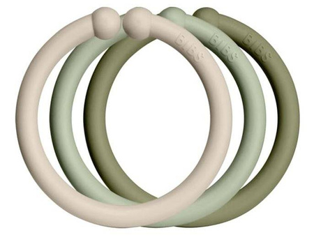 Bibs Loops Multifunkcyjne Ogniwa 12szt. Vanilla & Sage & Olive