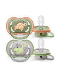 Avent Philips Smoczek Uspokajający Ultra Air 6 - 18 Natural 2szt