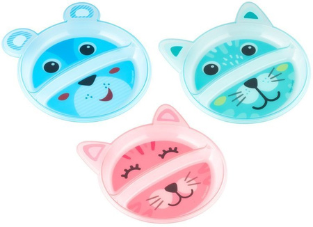 Canpol Talerz z podziałką – zwierzątka 74/005