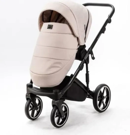 Adamex Lumi Air Wózek Głeboko-Spacerowy PS-33 LUMI TK-20 ST. CZ. PL. CZ. (materiał tkanina)