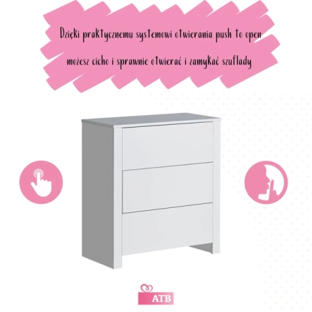 ATB Basic Funkcjonalna Komoda z Przewijakiem